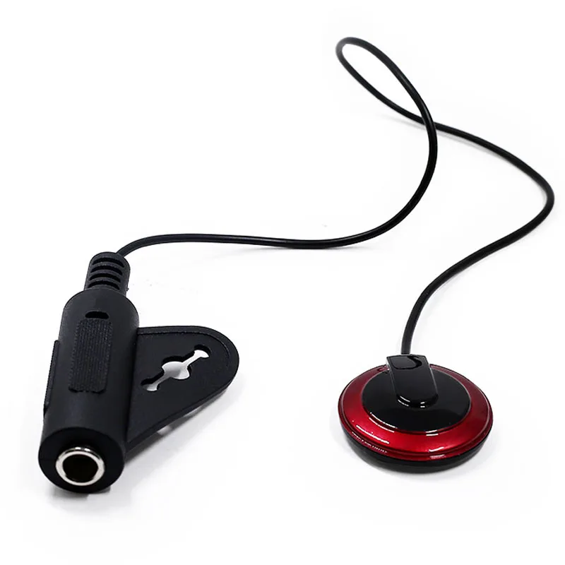 1PCS 30cm Professional Piezo Contact Microphone Pickup for Guitar Violin Accessories Red/Black