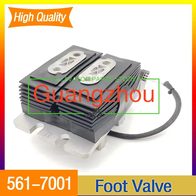 for Caterpillar Excavator Spare Parts Foot Pilot Valve 561-7001 5617001 Foot Pedal Valve Higher Quality Engine Accessories New