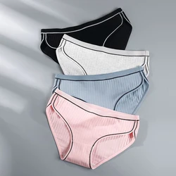 Women cotton panties comfort underwear sexy underpants set skin-friendly briefs for women knickers lingerie Intimates 3 pcs/lot