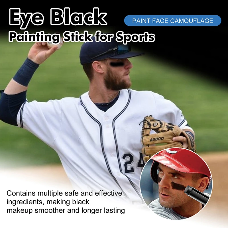 Outdoor Sports Eye Black Stick, Football Black Eye Paint ,Suitable For Waterproofing, Football, Rugby, Baseball, Prevent Sweat