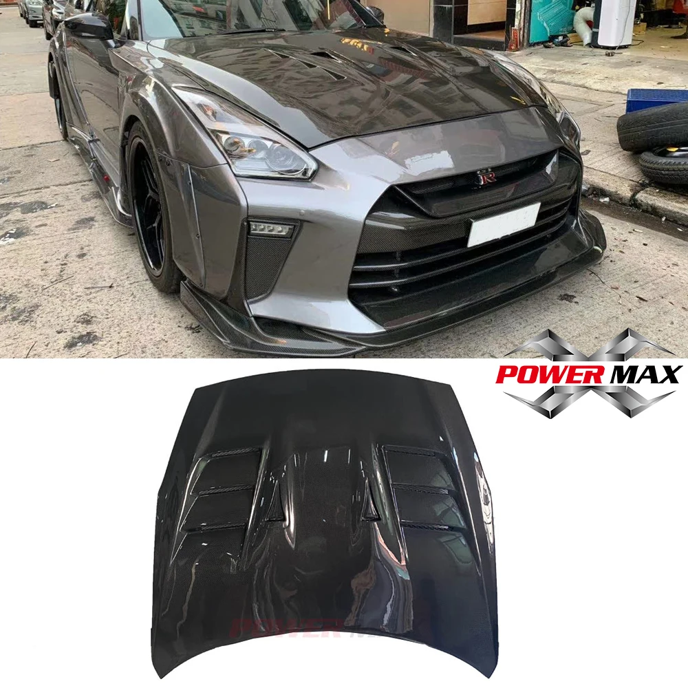 

Капот V Style из углеродного волокна для Nissan GTR R35