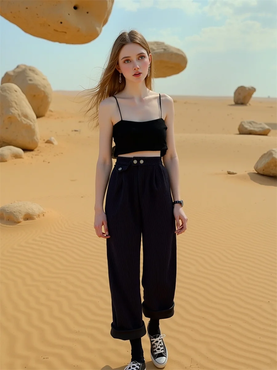 女性用パンツ オフィス ホワイト 秋 マット エレガントな質感 ハイウエスト ストレートレッグ レディース ワーク フォーマル ビジネス プロフェッショナル シック