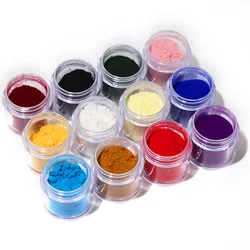 12 Colors Winter Nail Velvet Powder DIY Nail Art Decorations Fluffy Nail Glitter Dust DIY Design Christmas Pigment 10g In Bottle