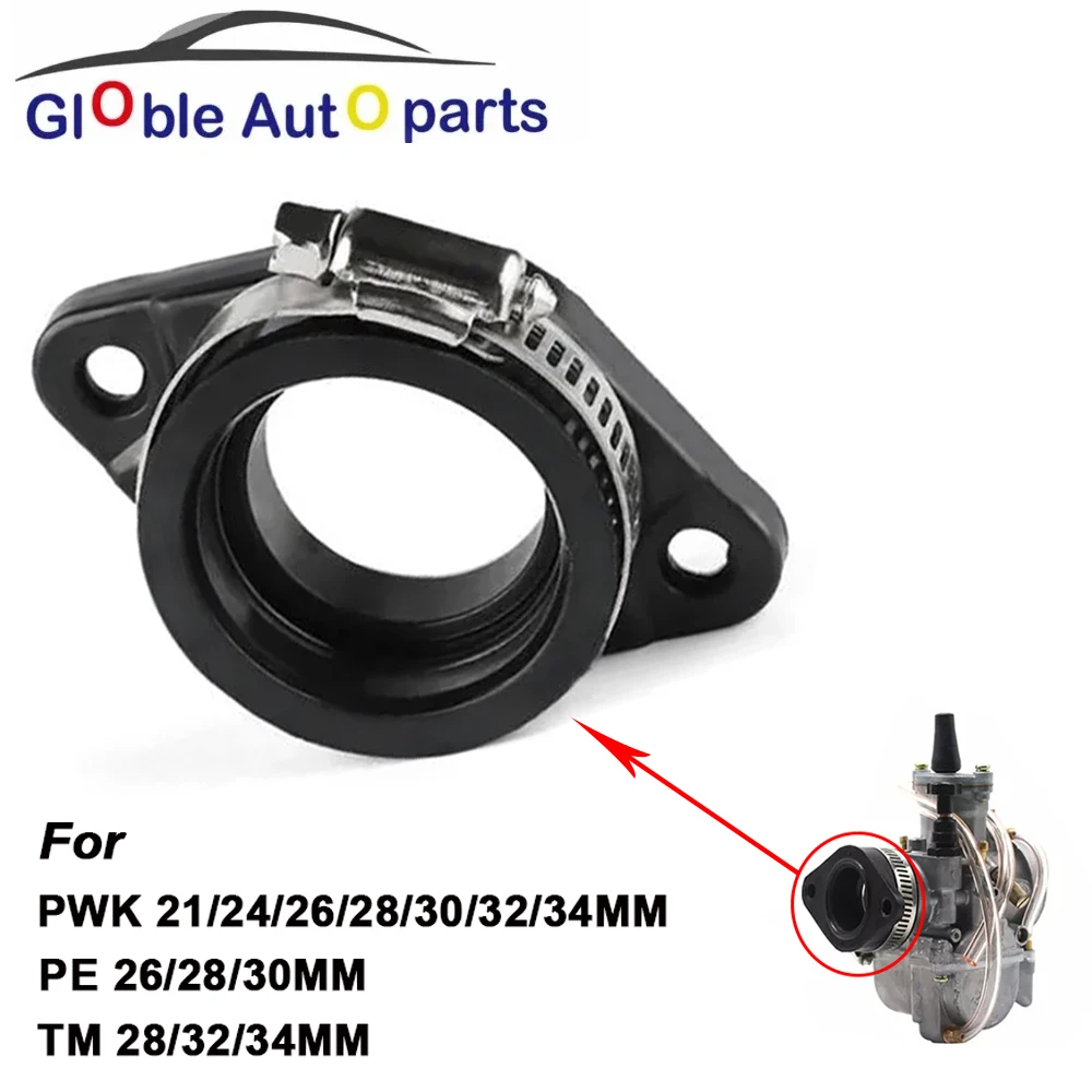 Dla PWK 21 24 26 28 30 32 34 PE26 28 30 TM 28 32 34 Mikuni gaźnik motocyklowy gumowy kolektor dolotowy buty pasujące do Carb