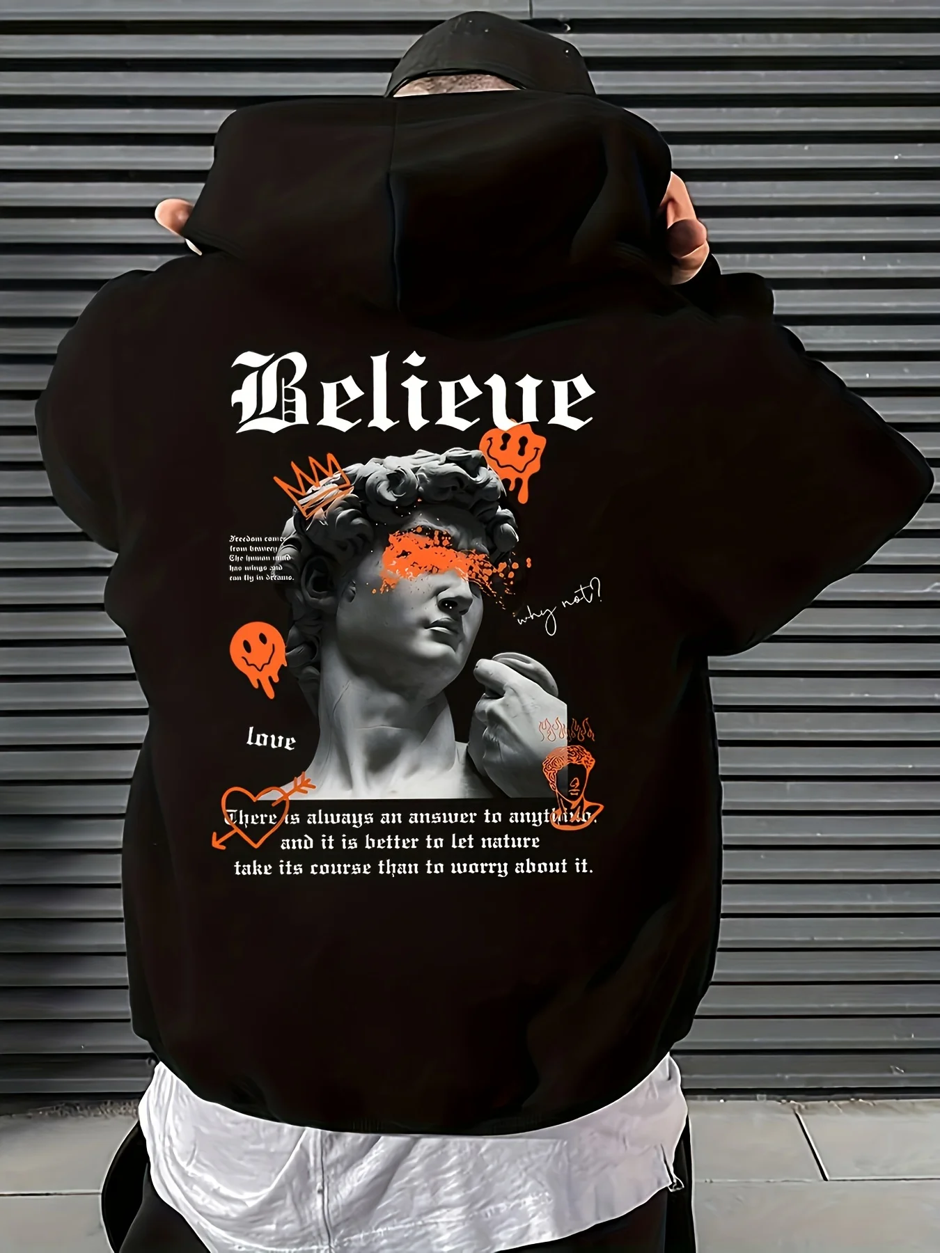 

Graphic Printing Autumn and Winter Cotton Men's and Women's Hoodies Casual Outdoor Street Sports Loose Training Brand