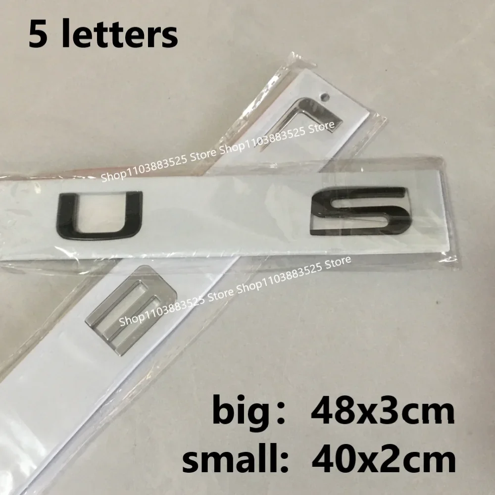 5 English Letter Stickers Fit for Lex GX470 RX400 ES300 GS300 NX260 RX350 GX550 CT200H IS250 CT IS LS ES NX RX UX GX F Sport
