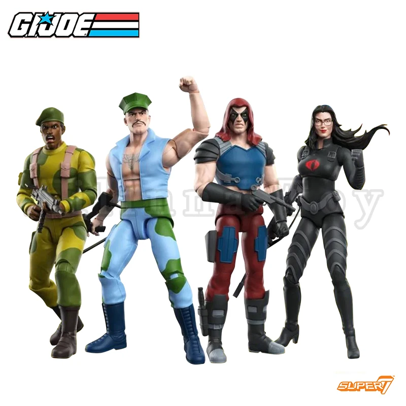 

Super7 G.I.JOE 7inches Action Figure Wave 4 Stalker Baroness Gung Ho Zartan Anime Collection Movie Model For Gift Free Shipping