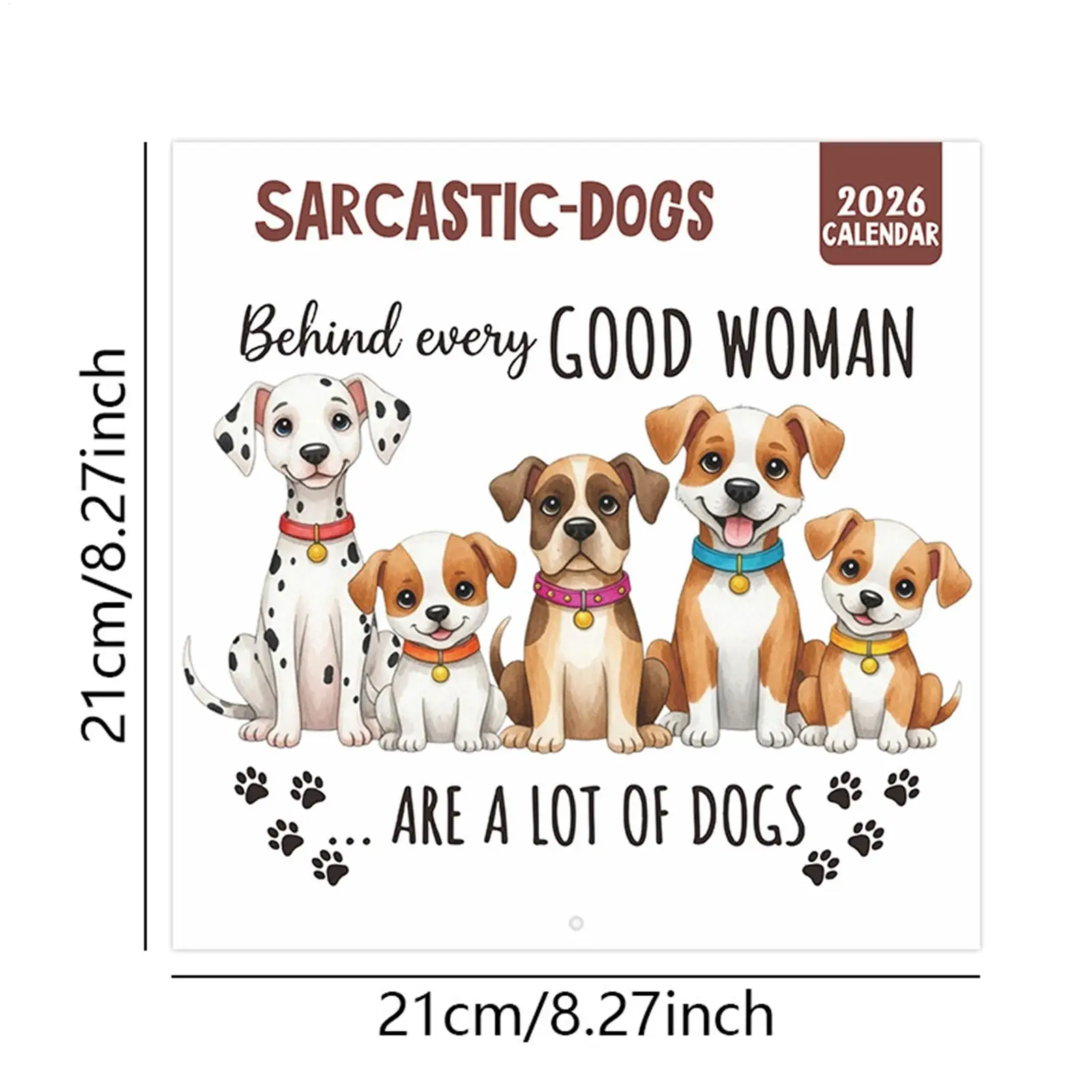 Wall Calendars Funny Dogs Wall Calendar Organizer Display Monthly Schedule Planner For Home Offices Academic Work Holidays