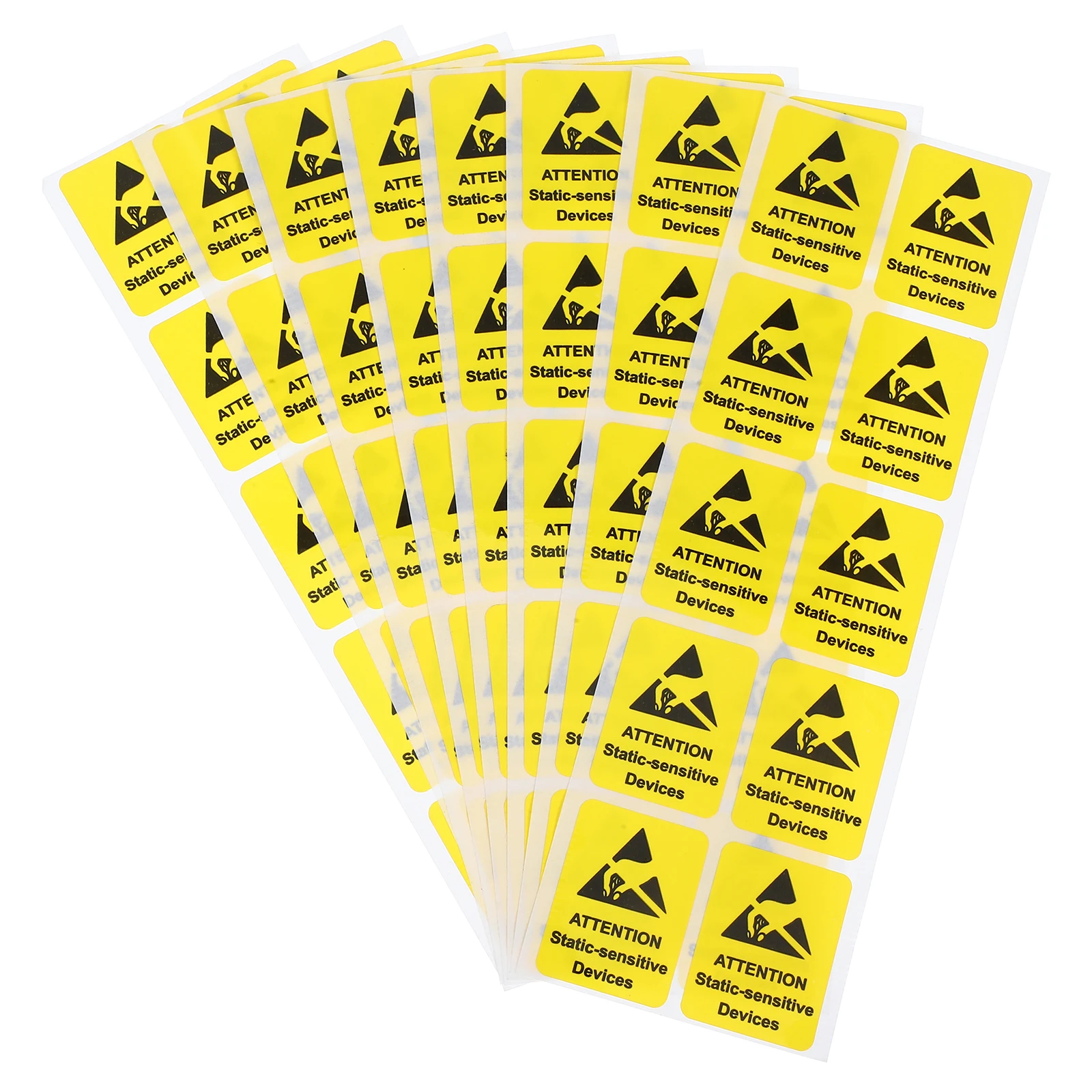 

80pcs AntiStatic Labels 40x30mm Warning Stickers for Safety Caution Static Decals Electrostatic Device Protection Signs