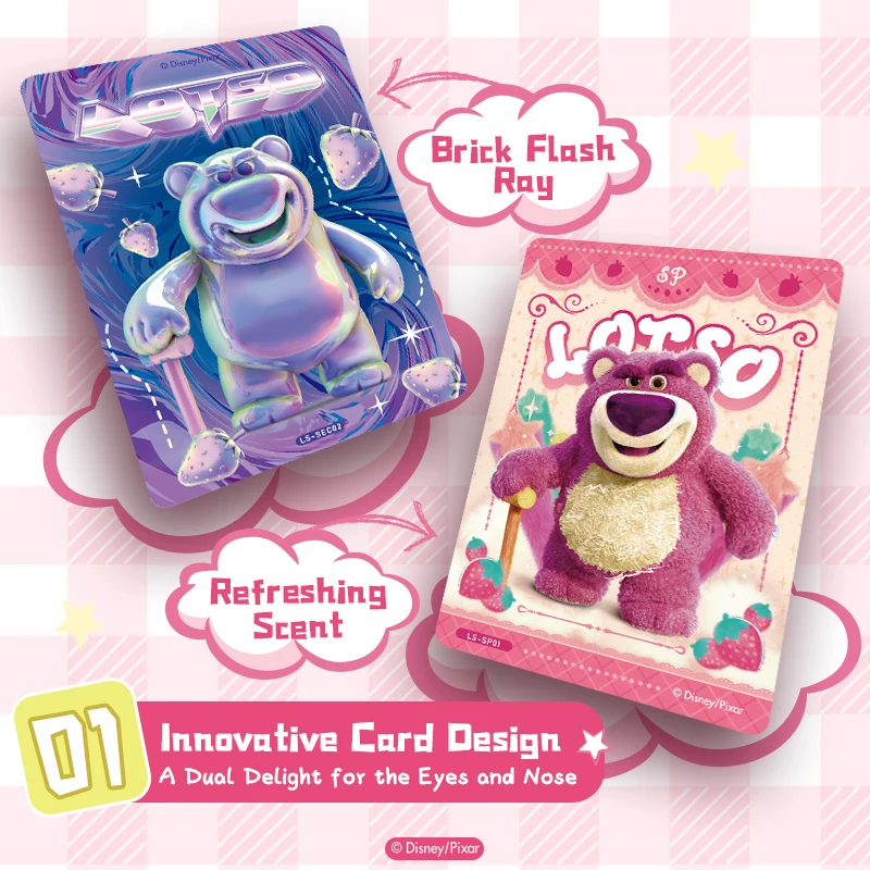 10 Packs CARDFUN Disney Lotso Bear Cards Toy Story3 Collectible Card Game Trading Cards Hobby Gifts Toys