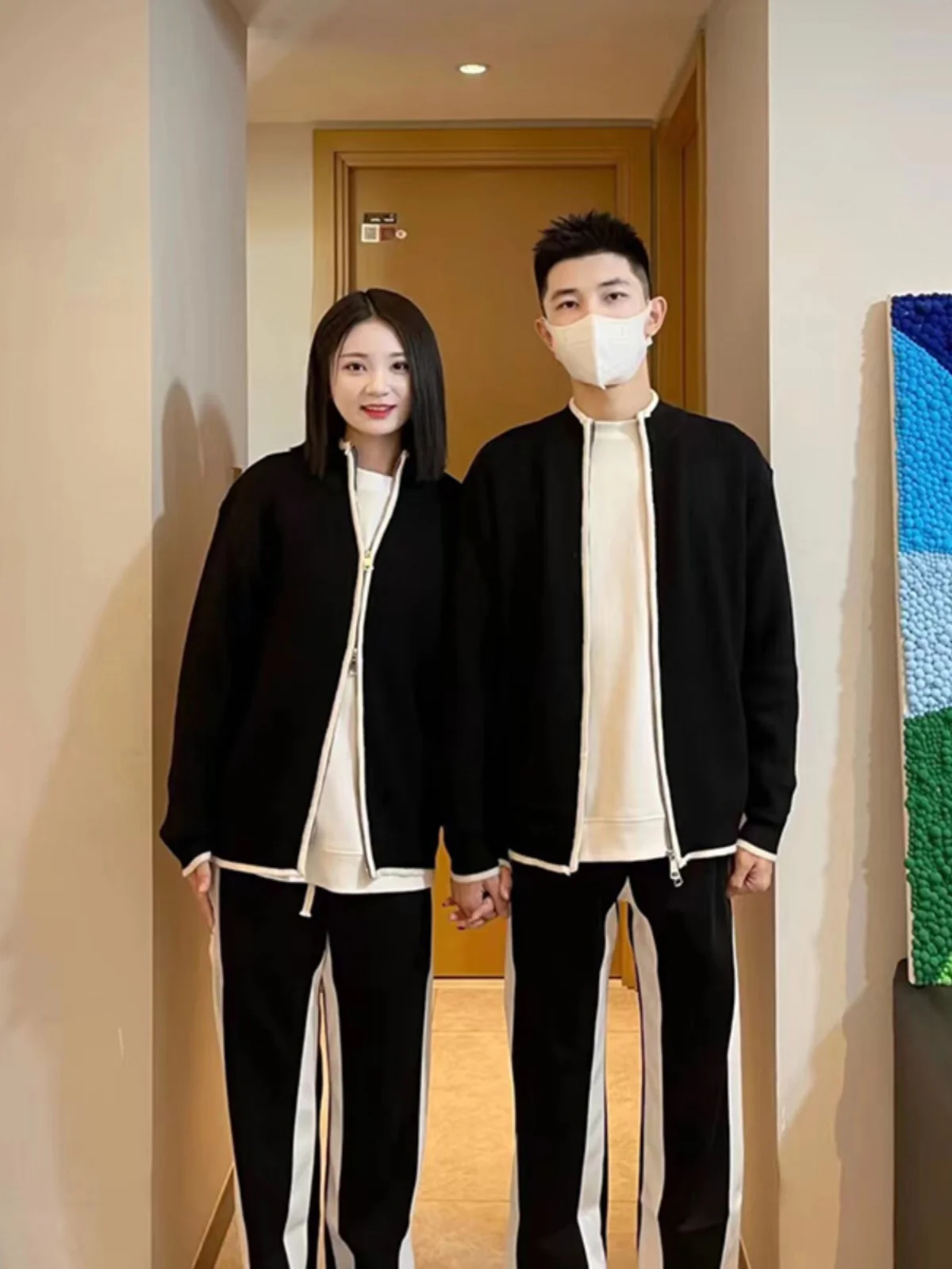 

Autumn Winter Men's Open Cardigan Jaet Casual Versatile Couple Knitted Open Cardigan Sli Small Outdoor Wear Sweater