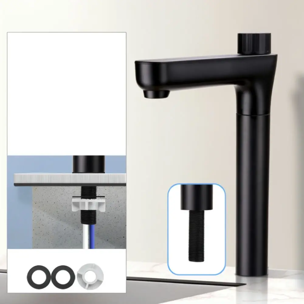 Home Kitchen Water Purifier Faucet Aerator Stainless Steel Replacement Part For Direct Drinking Filter System Black Connector