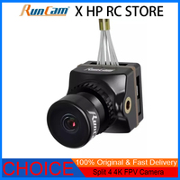 RunCam Split 4 4K FPV Camera – 140° FOV, Low Latency, 5-20V DC, Nano-Sized HD Recording, 16:9/4:3 for FPV Racing Drones