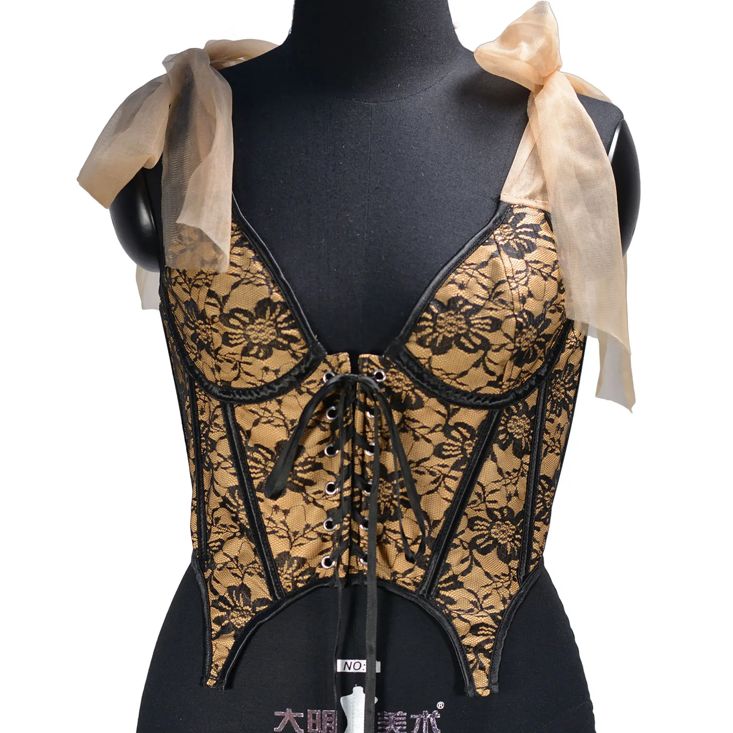 Женская винтажная майка на шнуровке, полая майка с бантом, тренд облегающей уличной одежды для вечеринок