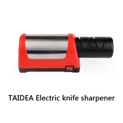 TAIDEA [Electric] Knife Sharpener Sharpening Stone Professional 600/1000# Diamond Ceramic Kitchen Sharpeners Machine TG1031 Set