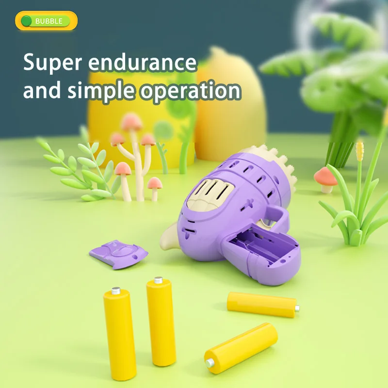 Pistolet à bulles pour activités de plein air d'été, jouet, cadeau de vacances