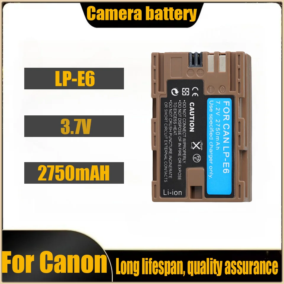 

Type-C Direct Charge Camera Battery LP-E6 Suitable for Canon 70D 6D R6 R5 60D 80D 90D 5D2