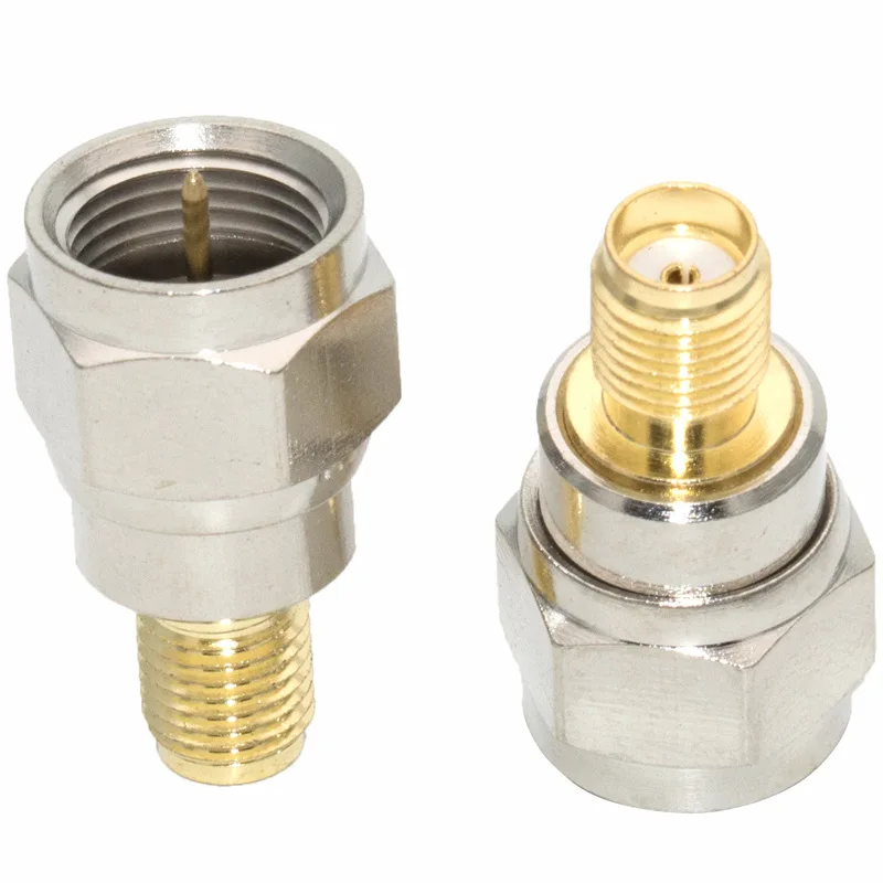 F-Stecker auf SMA-Innengewinde, HF-Koaxial-Koax-Adapter, F-Typ-Anschluss, Konverter für TV-Antennen, Kabel – Detail 3