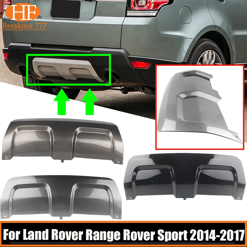 

For Land Rover Range Rover Sport 2014-2017 Gloss Black Car Rear Trailer Cover Lower Guard Plate LR045173