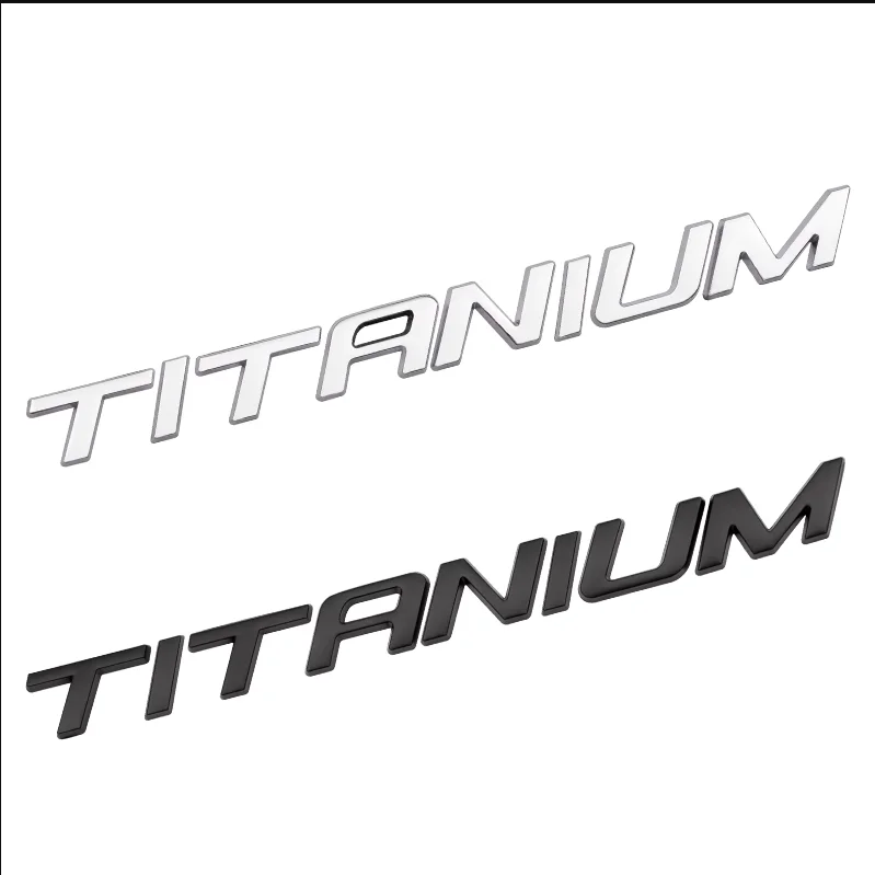 

3D металлический титановый логотип, задний багажник, эмблема на крыле для Ford Ecosport Fiesta Focus Mondeo Edge Escape Kuga Galaxy 2014