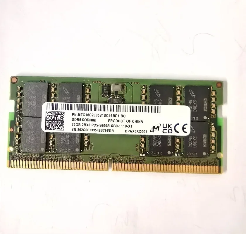Micron ddr5 5600 32g notebook memory original mtc16c2085s1sc56bd1