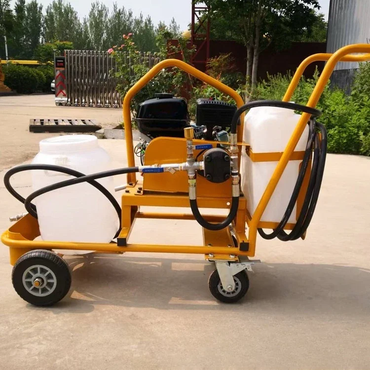 Walk-behind asphalt spreader, asphalt sprayer, emulsion asphalt spreader