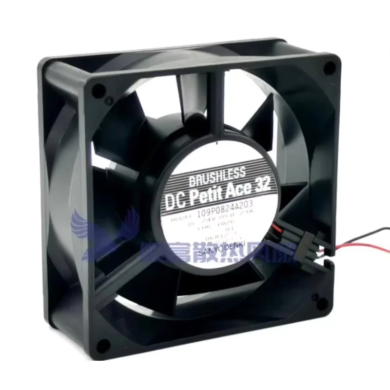 

Ltsf For Sanyo Denki 109P0824A203 DC 24V 0.29A 80x80x32mm 2-Wire Server Cooling Fan 8cm
