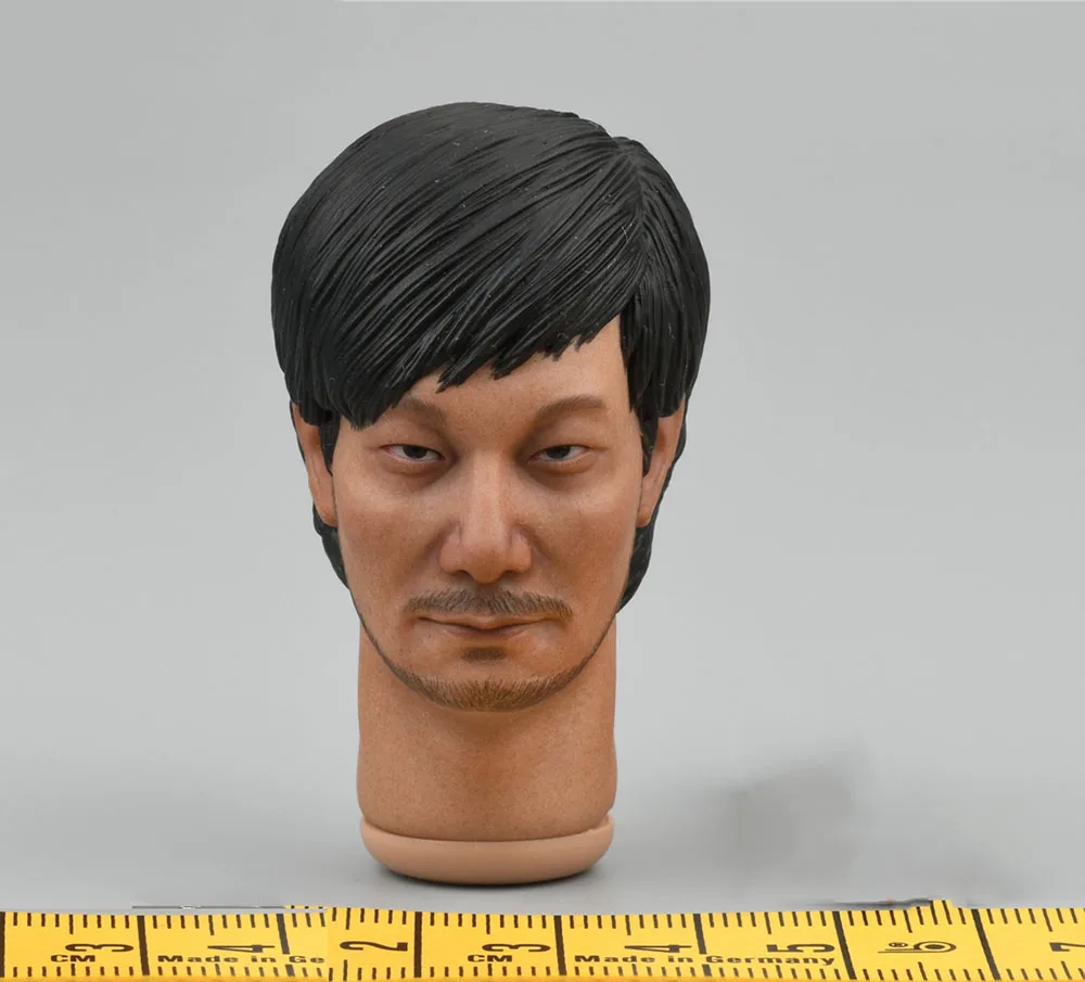 1/6 Worldbox AT035 Downtown Union Technical Geek Polytechnic Male Handsome Asia Head Sculpture Carving Headset Fit 12