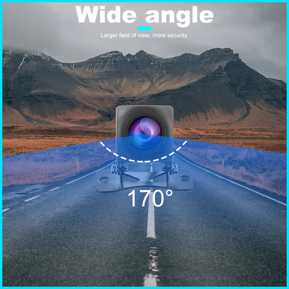 1/2/5/10 Stück AHD 1080P 720P CVBS Auto-Rückfahrkamera 170° ° Weitwinkel-Kamera für automatisches Einparken mit dynamischer Trajektorie und HD-Nachtsicht – Detail 2