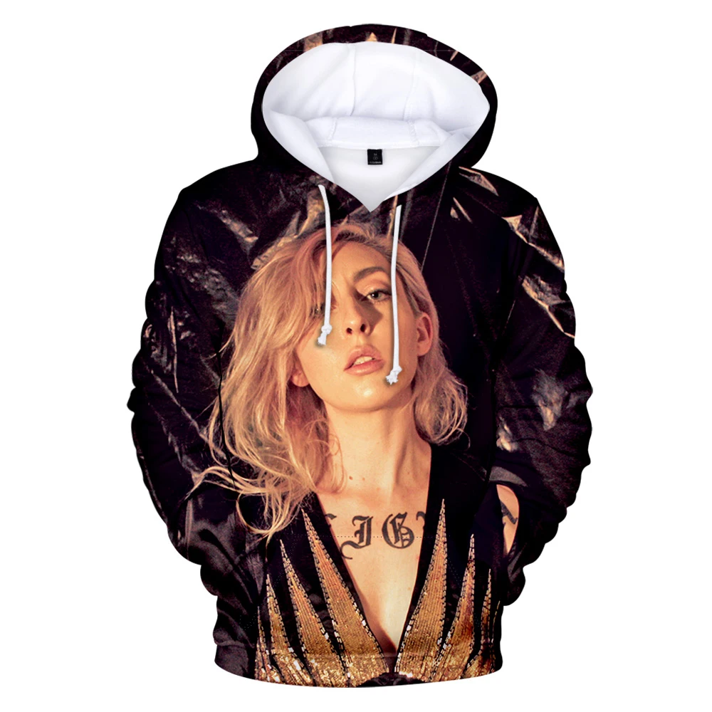 Unisex Lingua Ignota 3D Hoodie moletom, agasalho feminino, Harajuku Streetwear, cantor americano, roupas da moda, plus Size