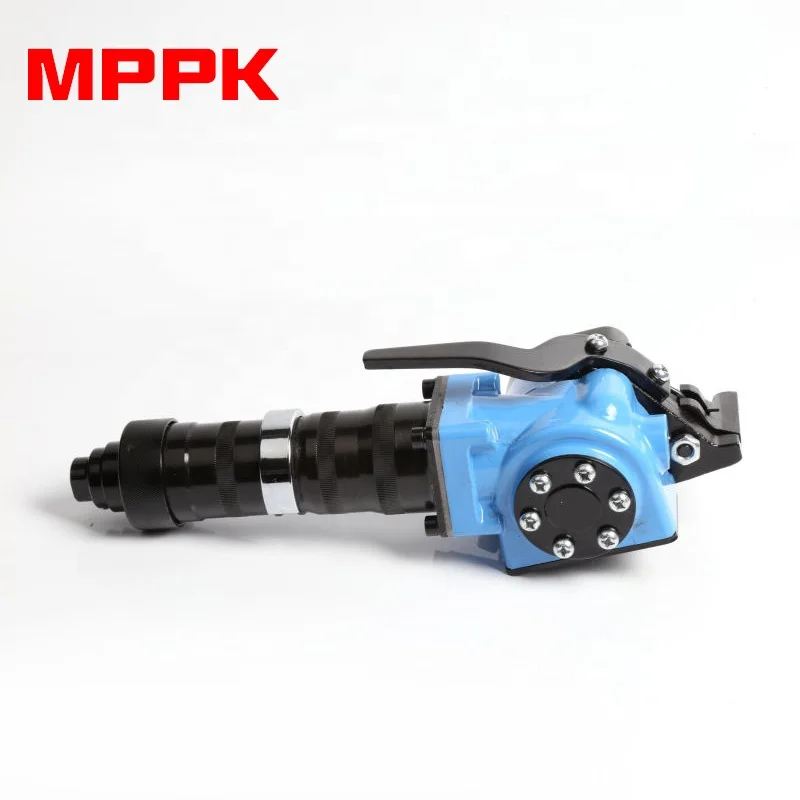 32C 16 19 25 32mm High Tensile Pneumatic Steel Band Strapping Tensioner Iron Sheet Strip Tightening Metal Strap Tool