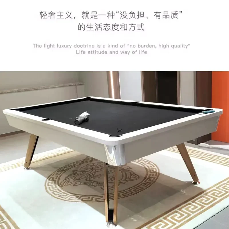 

Billiards table Standard marble bluestone black eight billiard Commercial nine-ball indoor tennis two-in-one