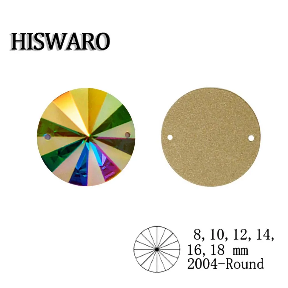 Chamfer K9 Glass Sew On Rhinestones Rivoli Matte FlatBack Crystal Sewing Strass Stone For DIY Needlework Garment Jewel