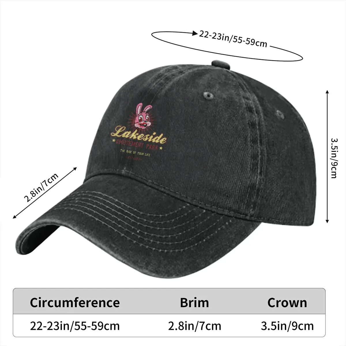 Silent Hill Multicolor Hat Peaked Women's Cap Lakeside Park Personalized Visor Protection Hats