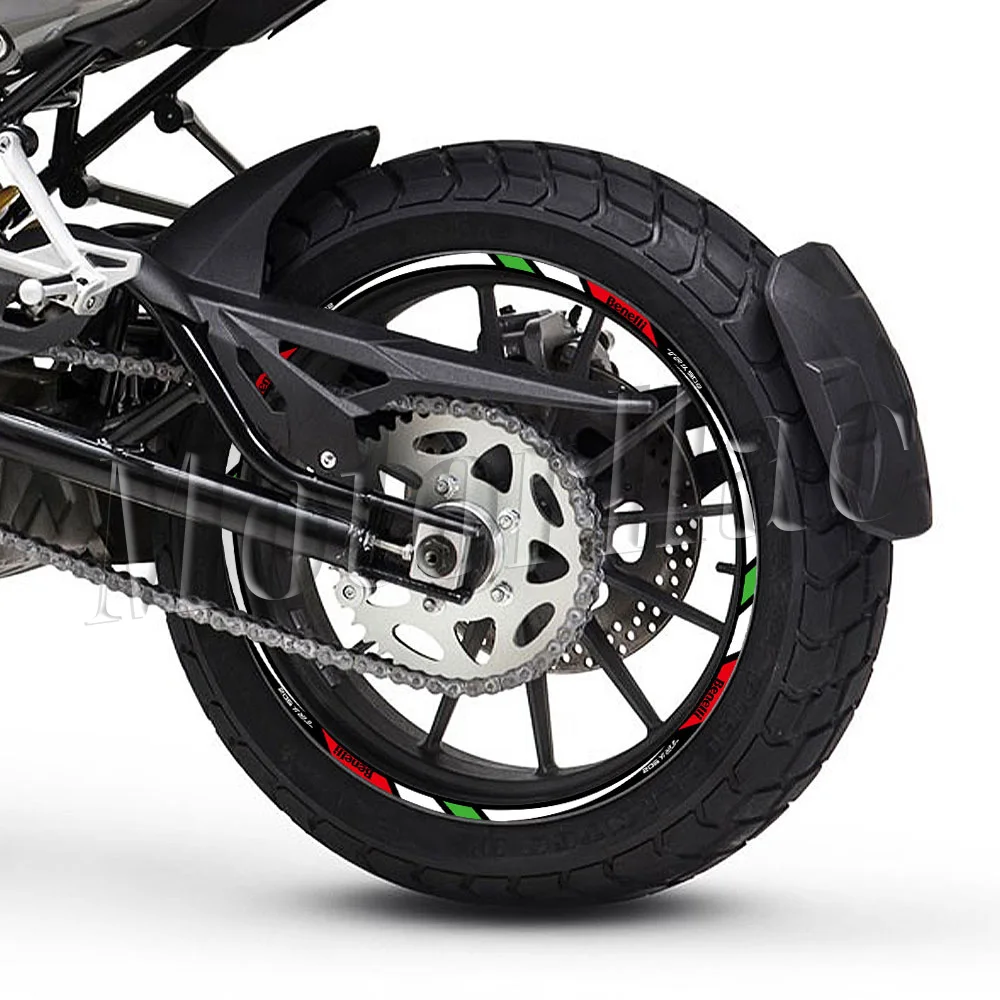 Motorcycle Reflective Wheel Rim Sticker Decal Hub Stripe Tape Accessories Waterproof For Benelli TRK 502 TRK502 trk 502 2023