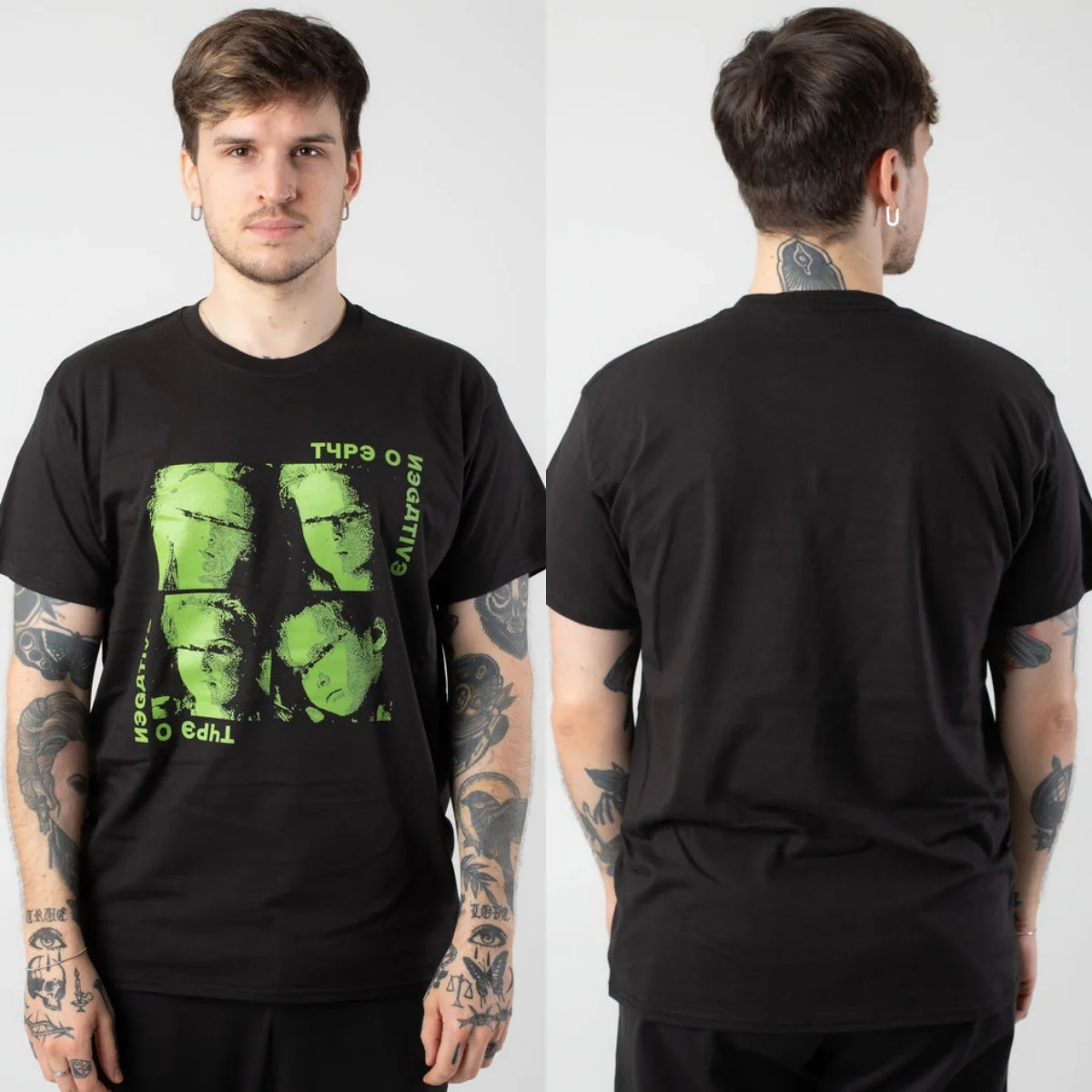 Rare Type O Negative Graphic Cotton T-shirt Unisex Summer Short Sleeve Fashion Brand Tee Luxury Casual Vintage Tees