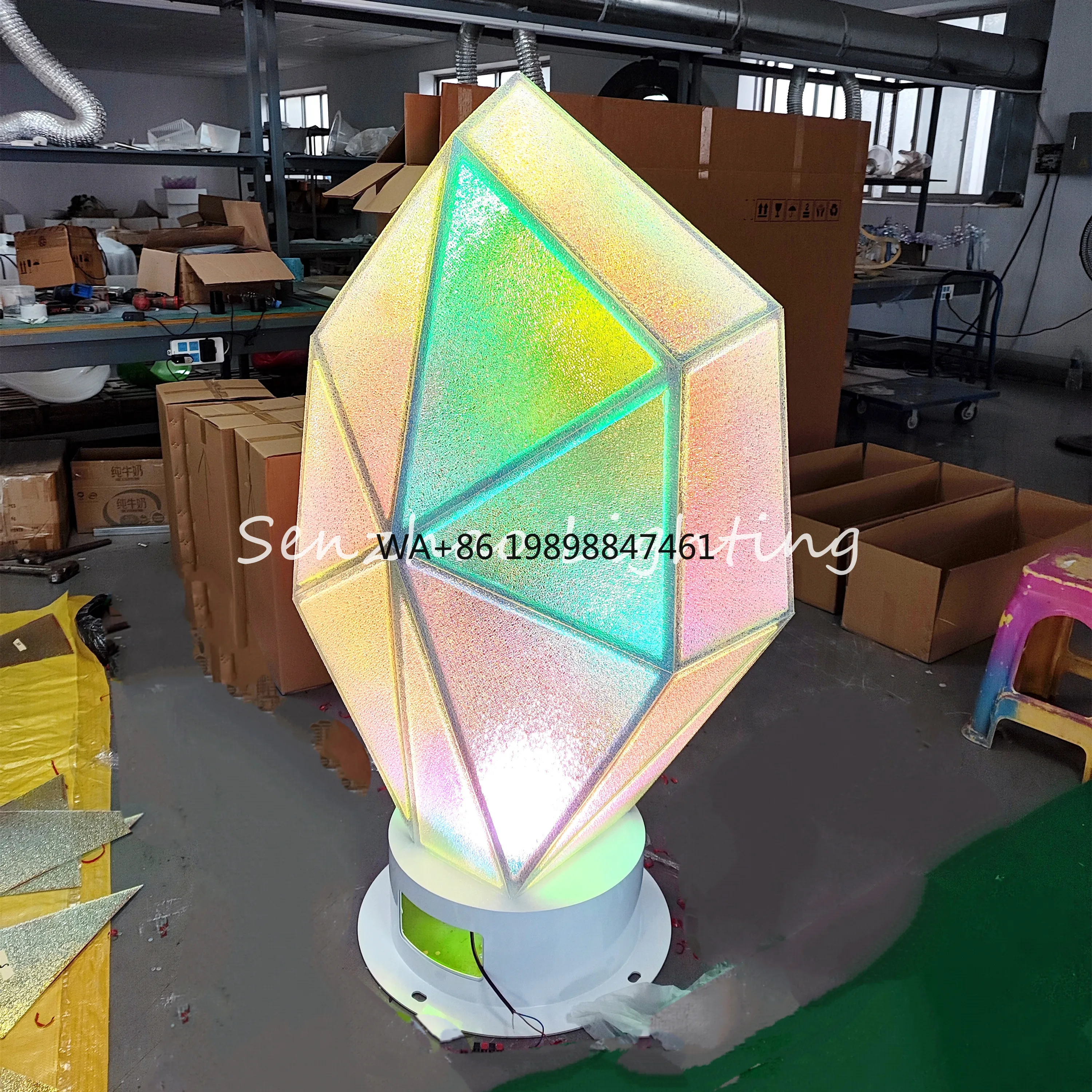 

New Style Diamond Shape Outdoor Garden Decorative Landscape Light