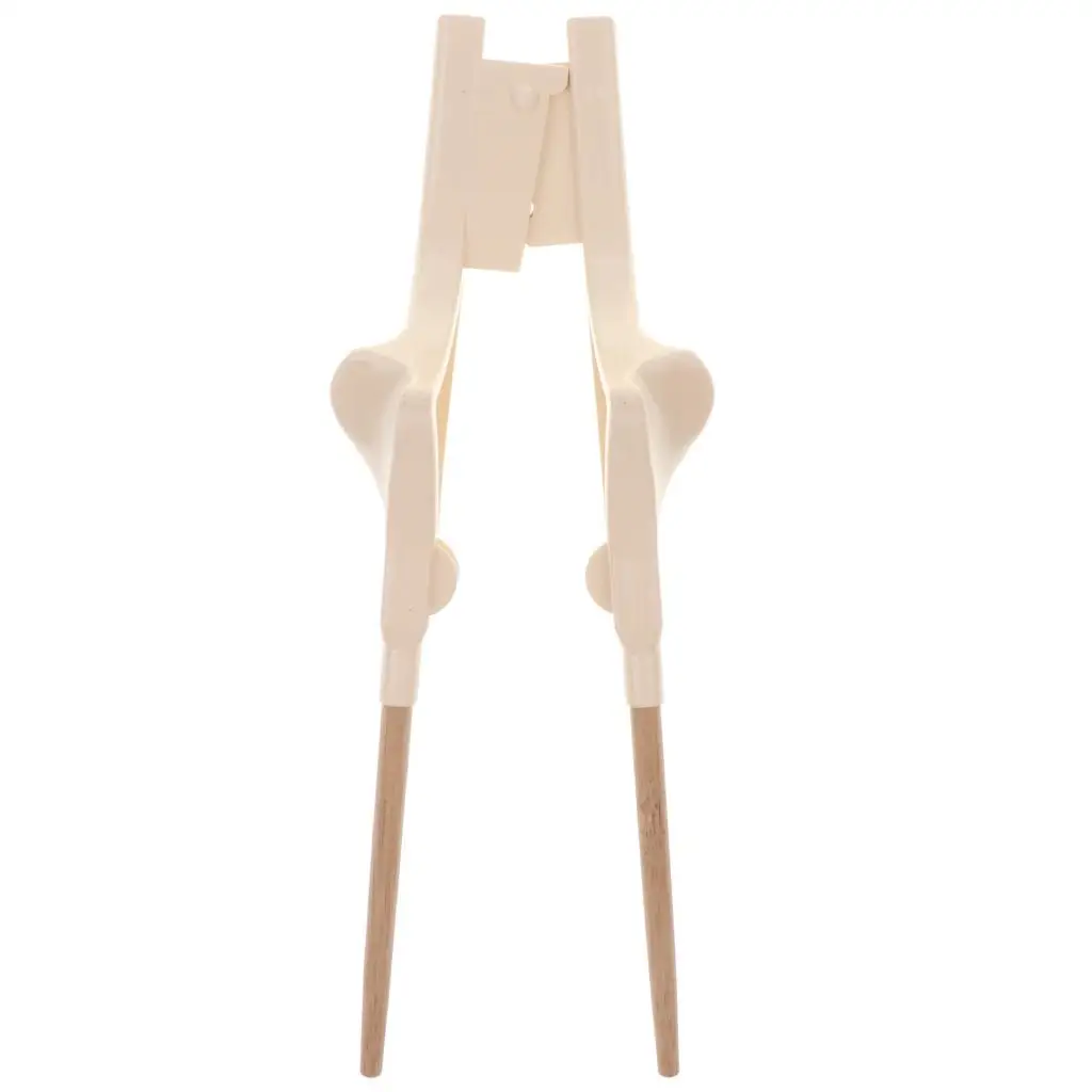 Food Chopsticks Assistive Non Slip Wooden Silicone Tableware for Disabled Elderly Hand Stiffness Eating