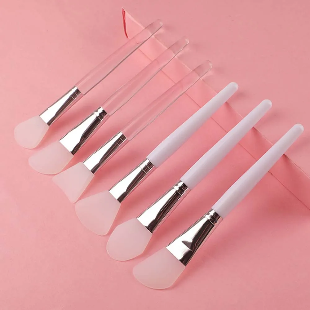 Brosse de maquillage en silicone pour salon de beauté, outil cosmétique pour la maison, pour masque facial, soins de la peau, 1 pièce