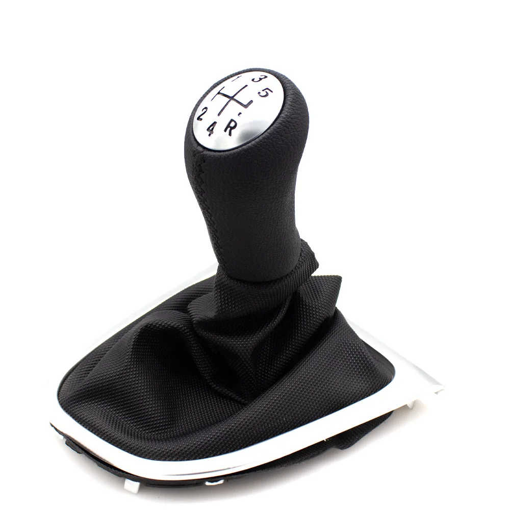 Suitable for Renault MK4 gear shift head gear shift lever dust cover matte leather-wrapped stitching gear handle accessories