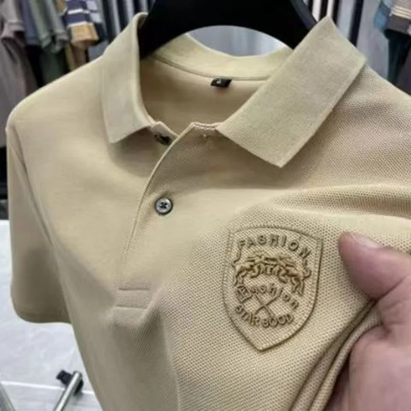 

2024 dun New Men's Casual Polo T-shirt m-3xl
