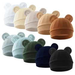 Soft & Breathable Newborns Baby Hat Cotton Fetal Caps for 0 to 3 Months Comfortable Infants Bonnet Fashionable Headwrap