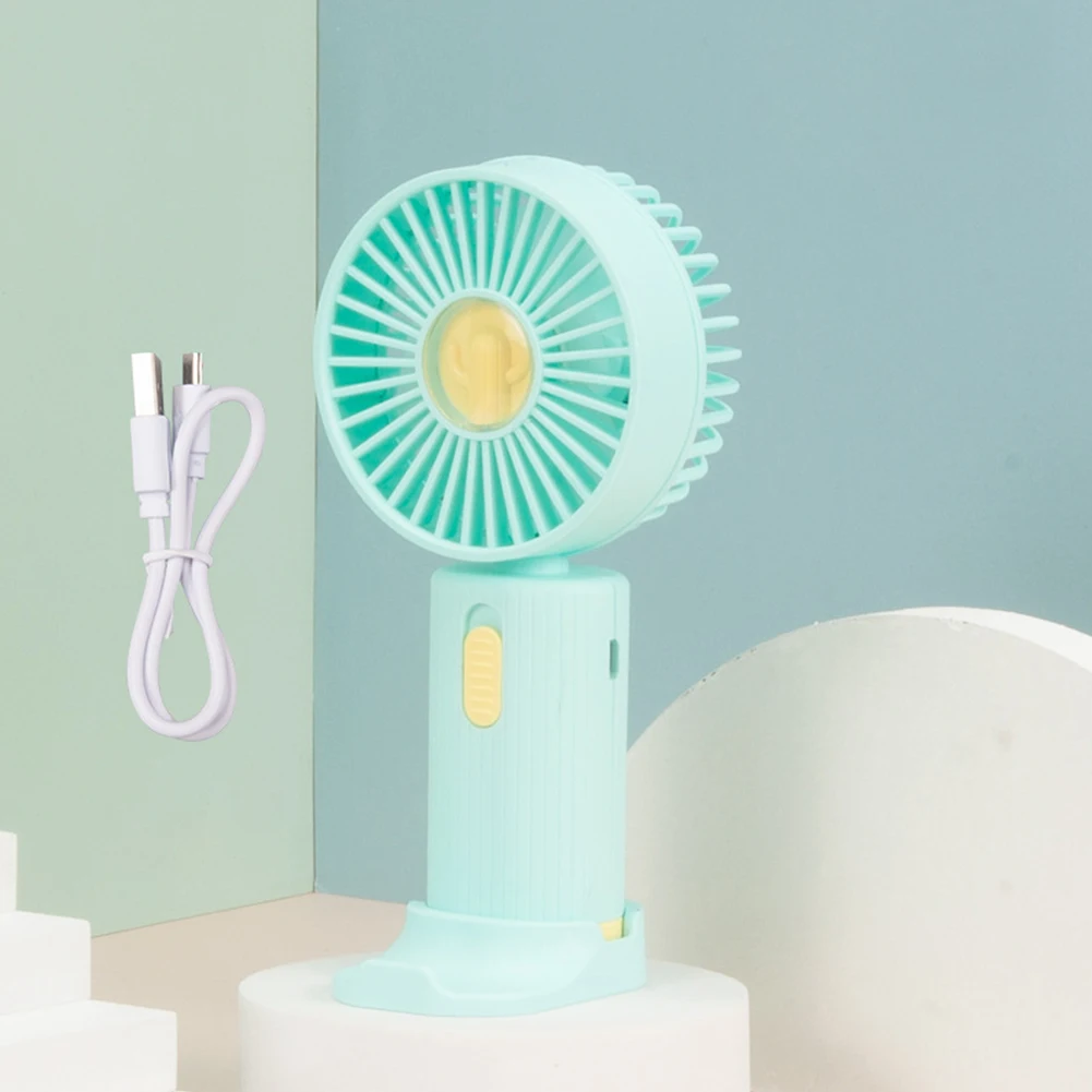 Brand New For Office Home Small Fan Cooling Handheld Portable Summer USB Cable 8-10 Hours ABS Colorful Brand New