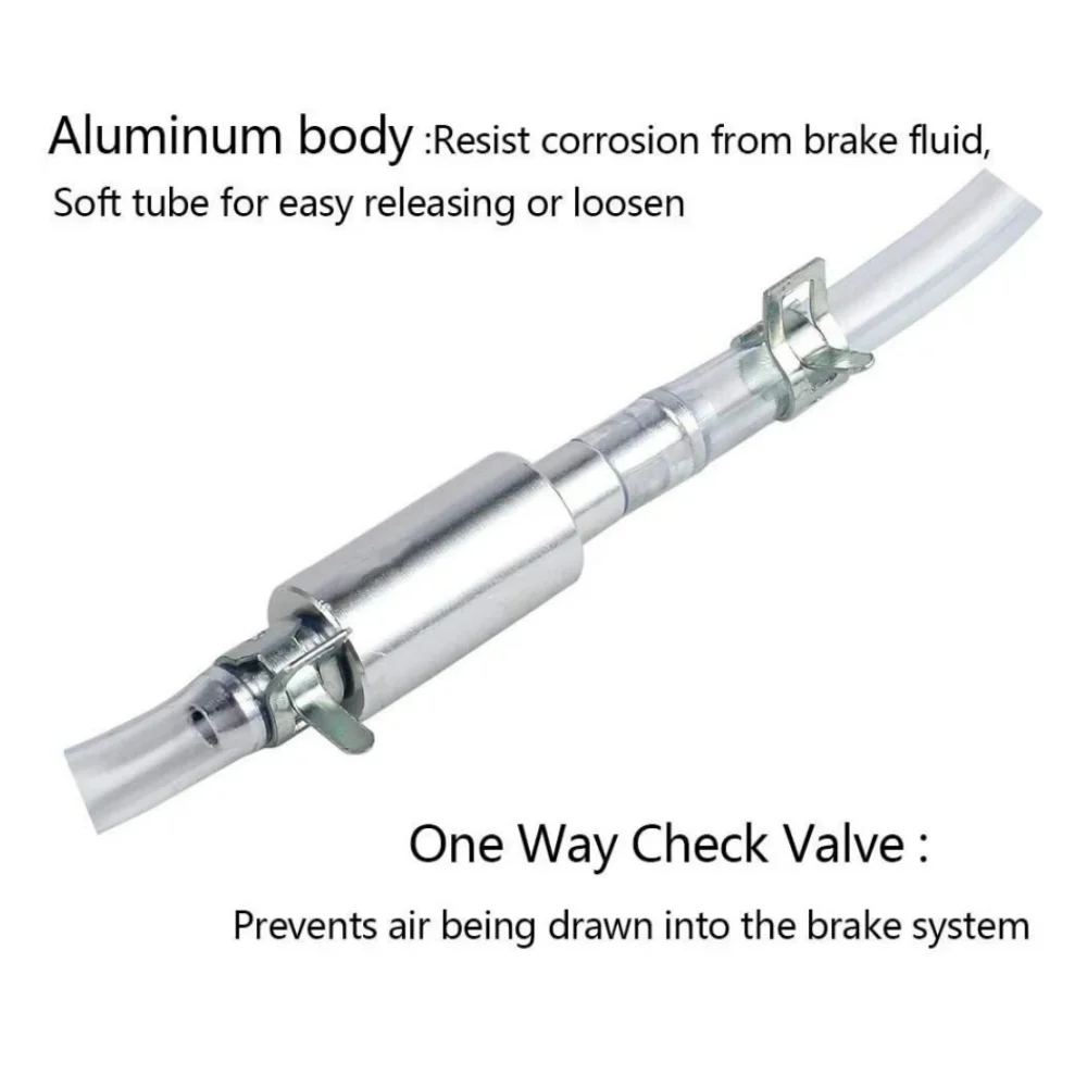 1 قطعة دراجة نارية سيارة الفرامل النازف مخلب نزيف أداة طريقة واحدة صمام وأنبوب خرطوم عدة