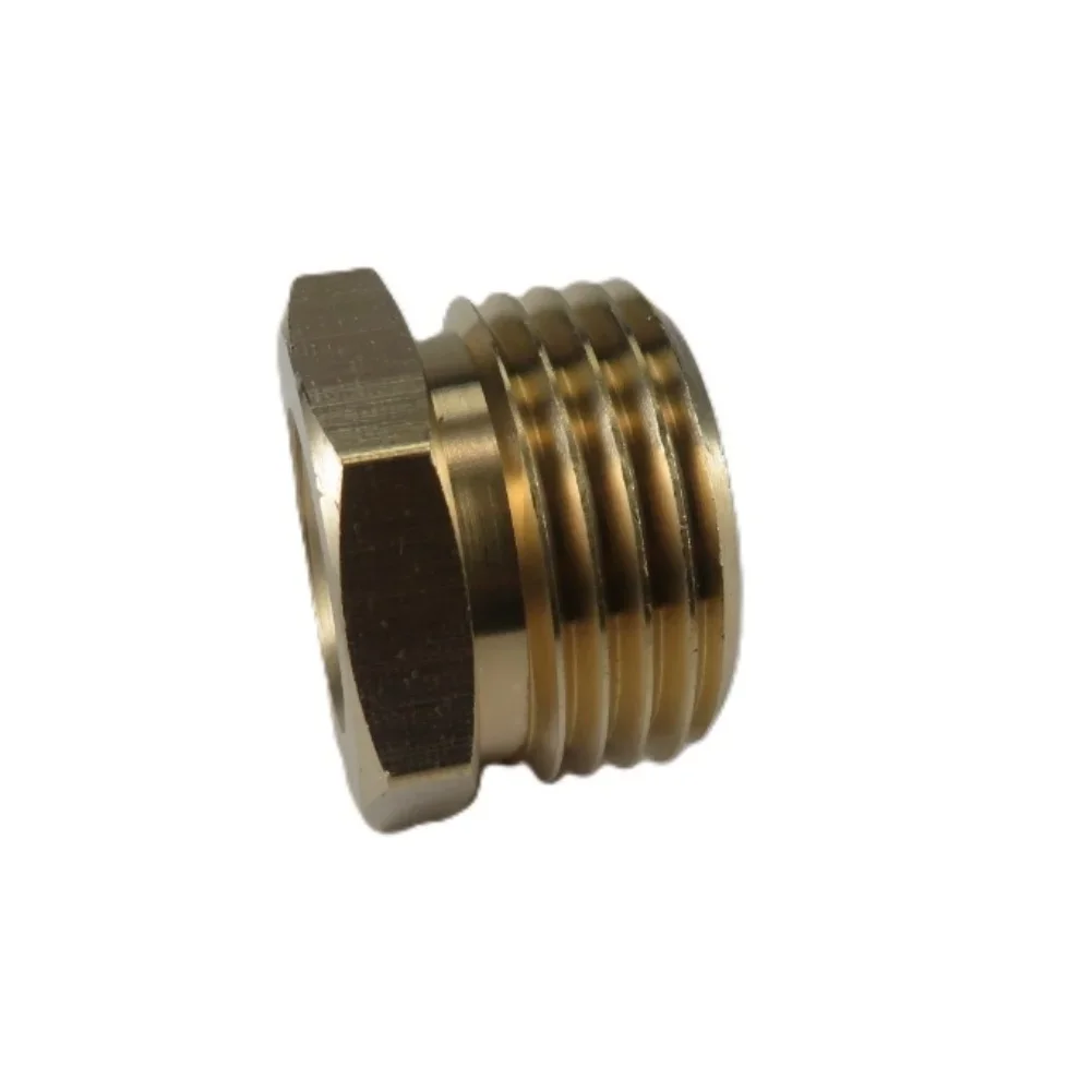 4 Pack Brass Garden Hose Bushing 34 GHT Male To 38 NPT Female Threaded Reducer Adapter Suitable For Pipe Systems