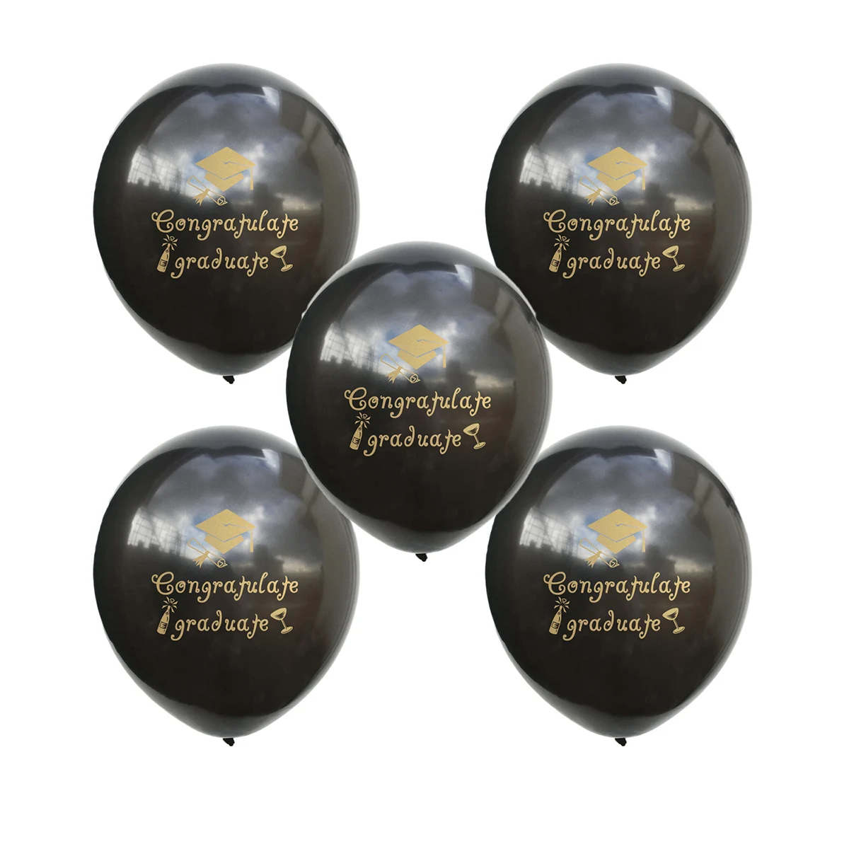 

20 Pcs Graduation Balloon Bachelorette Decoration Number Graduate Balloons Royal Letter Party