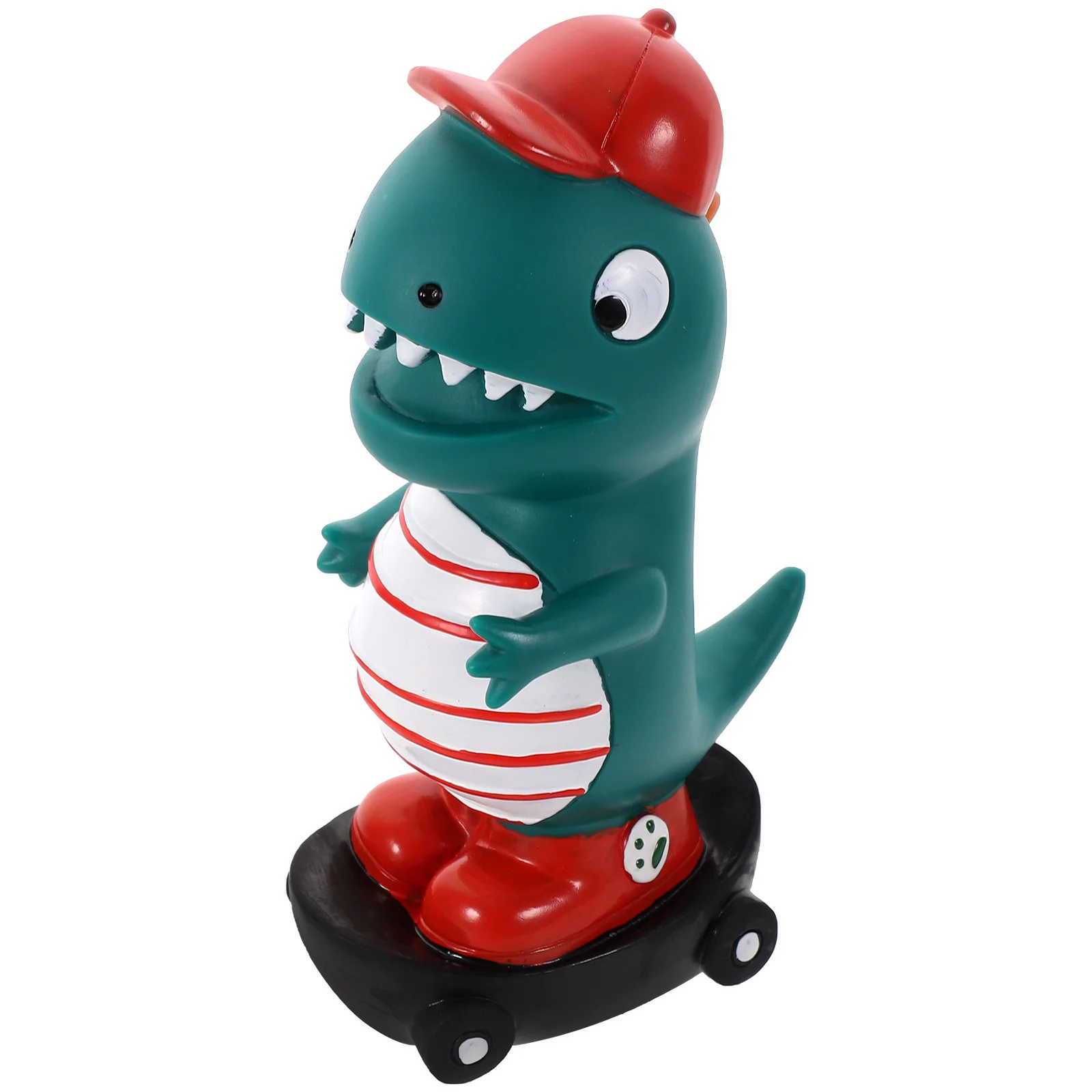 Dinosaurusvormige spaarpot Vinyl Muntbank Desktop Geldpot Creatieve muntcontainer Decoratieve spaarpot voor verjaardagscadeaus