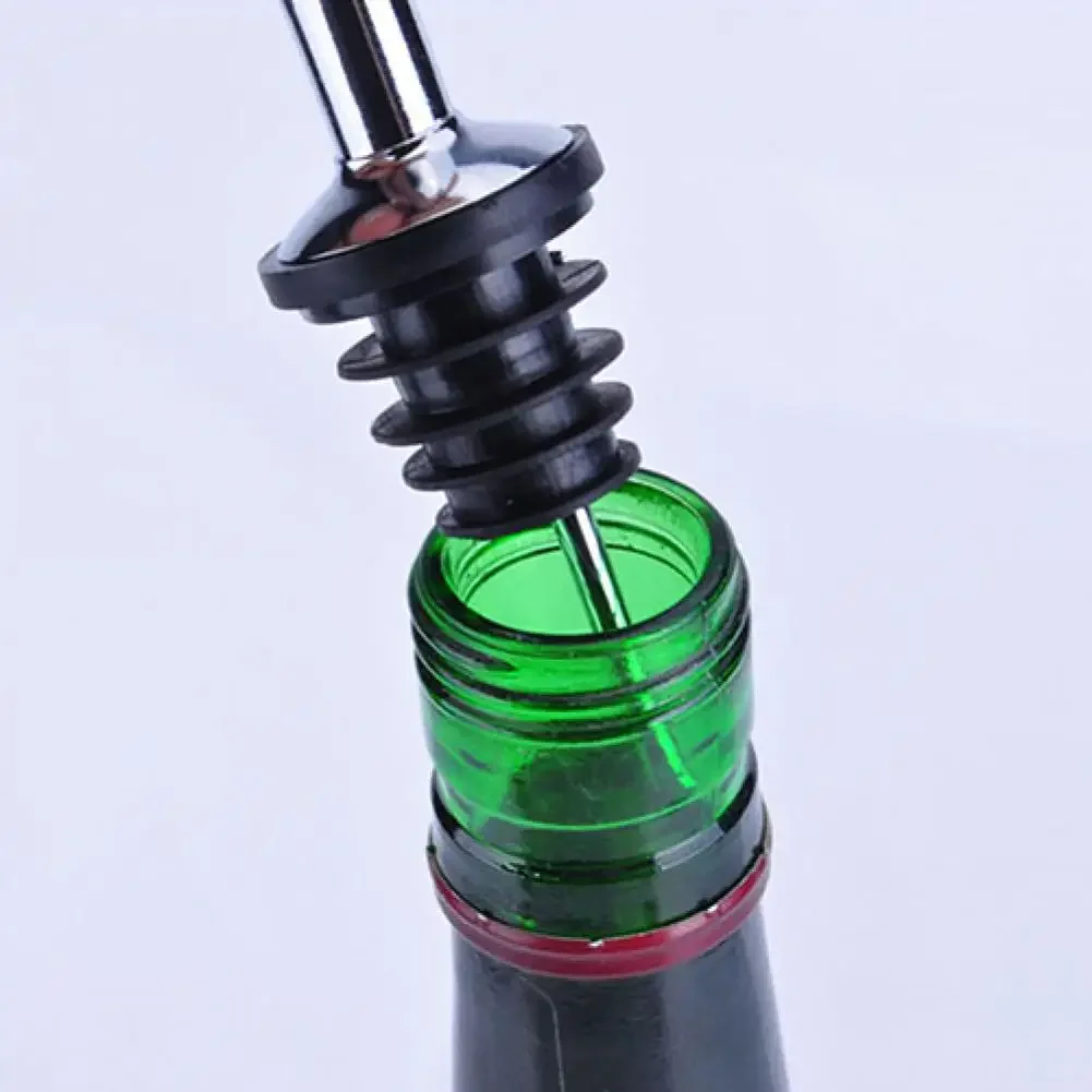 Stainless Steel Liquor Pourer Alcohol Measuring Flow Pourer Liquor Spirit Nip Cocktail Dispenser home Bar Tool  Wine Bottle Pour