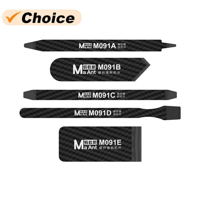 MaAnt M091 Carbon Fiber Disassembly Sheet for Mobile Phone Maintenance LCD Screen Repair Disassembly Tools Set