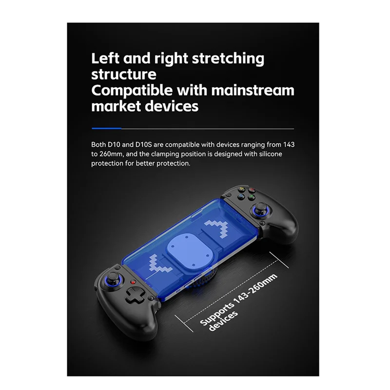 VO-D10S ยืด Cooling Gamepad สําหรับ Delta PS4 Android IOS แท็บเล็ต Switchxbox 400 Mah สตรีมมิ่งจอยสติ๊ก